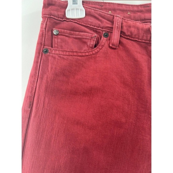 Ralph Lauren Denim & Supply Women’s Skinny Jeans Light Stretch Red Size 28 - Picture 3 of 12